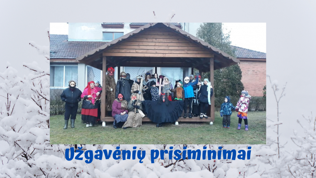 Užgavėnių švenčių Nevėžyje prisiminimai @ Miežiškių kultūros centro Nevėžio padalinio  „Facebook“ paskyra